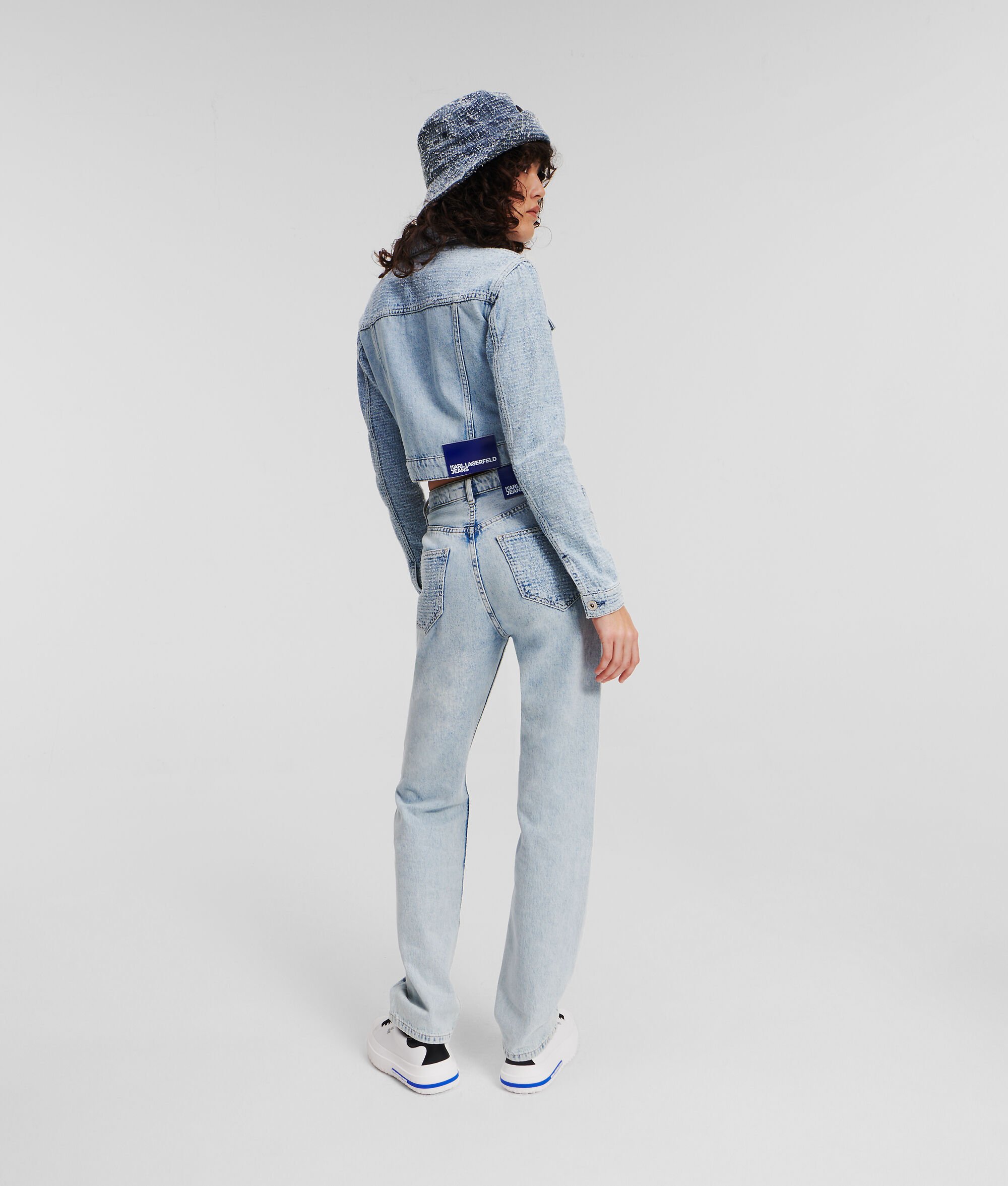 (image for) Tasty KLJ Bouclé High-Rise Straight Jeans